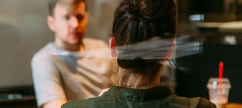 Couple working in an office